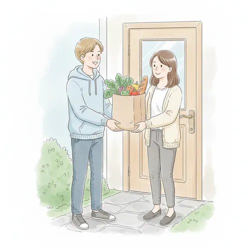 Person hesitating to ask for help